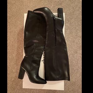Charles David Wide Calf Leather Boot